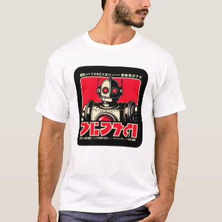 T-shirt robot vintage science-fiction