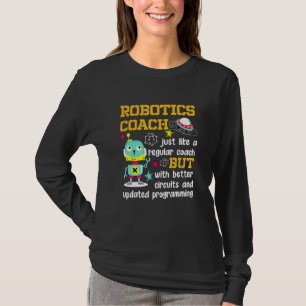 T-shirt Robotique Coach Meilleurs Circuits Programmation m