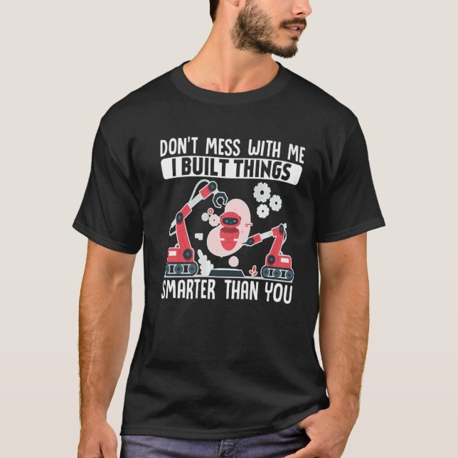 T-shirt Robotique Génération Machine Learning Robot Dont M (Devant)