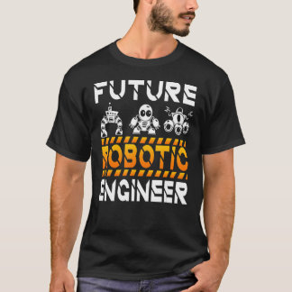 T-shirt Robotique Génie Enfants Hommes Femmes Futur Roboti