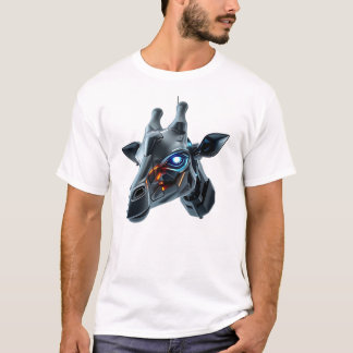 T-shirt Robotique Giraffe Face Art