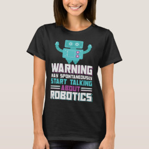 T-shirt Robotique Ingénierie IA Autonome Robot Building