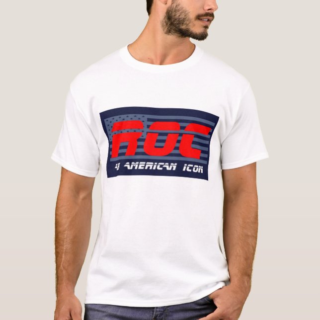 T-shirt ROc une ICÔNE américaine (Devant)