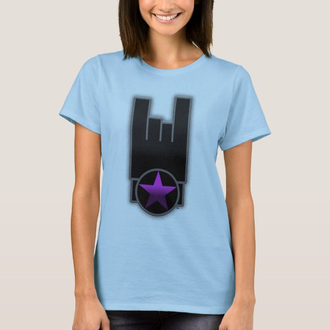 T-SHIRT ROCGURL (HOOD.METAL.R&B) (Devant)