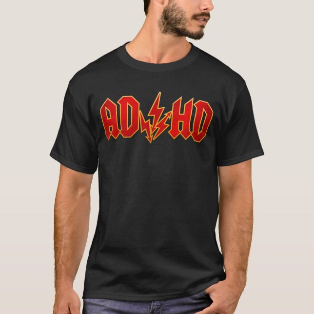 T-shirt Roche "AD/HD" (Devant)