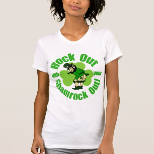 T-shirt Roche avec votre shamrock