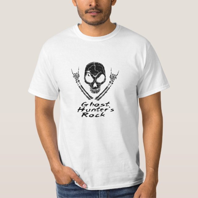 T-shirt roche de chasseurs de fantôme (Devant)