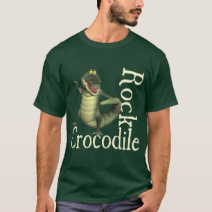 T-shirt Roche de crocodile
