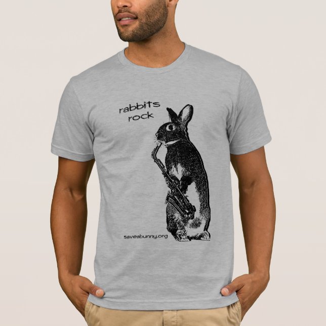 T-shirt Roche de lapins (Devant)