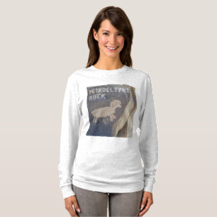 T-shirt Roche de pétroglyphes pour des géologues et des