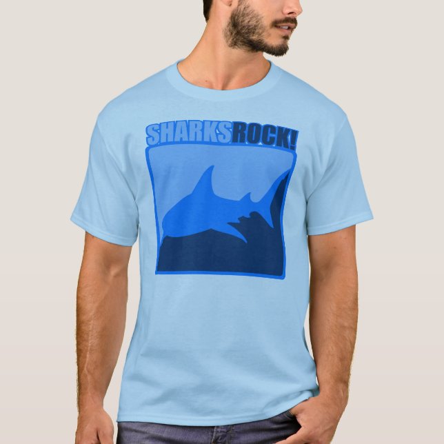 T-shirt Roche de requins (Devant)