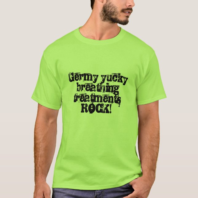 T-shirt ROCHE de respiration dégoûtante Germy de (Devant)