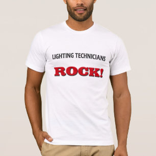 T-shirt Roche de techniciens d'éclairage