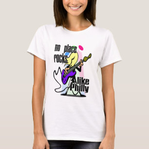 T-shirt Roche d'endroit n'aime pas Philly