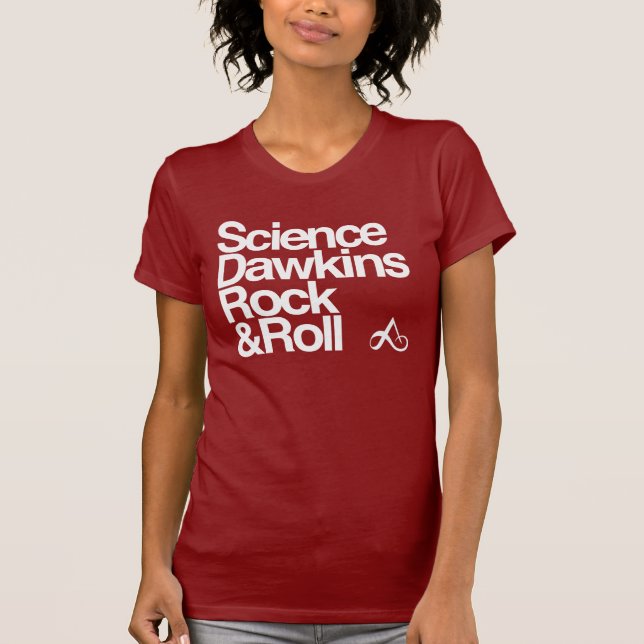 T-shirt Roche et petit pain de dawkins de la Science (Devant)
