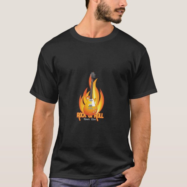 T-shirt Roche et rouleau (Devant)