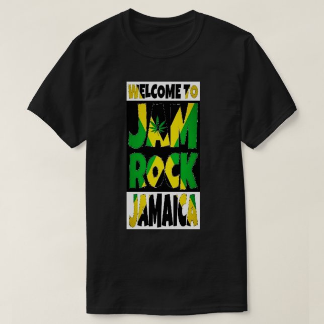 T-shirt ROCHE Jamaïque - T-shirt/lightshirtz de CONFITURE (Design devant)
