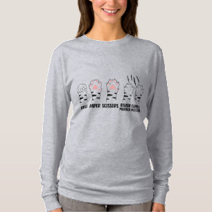 T-shirt Roche, papier, ciseaux, mitaines de meurtre !