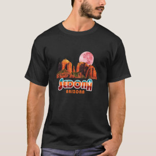 T-shirt Rocher Cathedral Rock Sedona Arizona Voyage Rétro