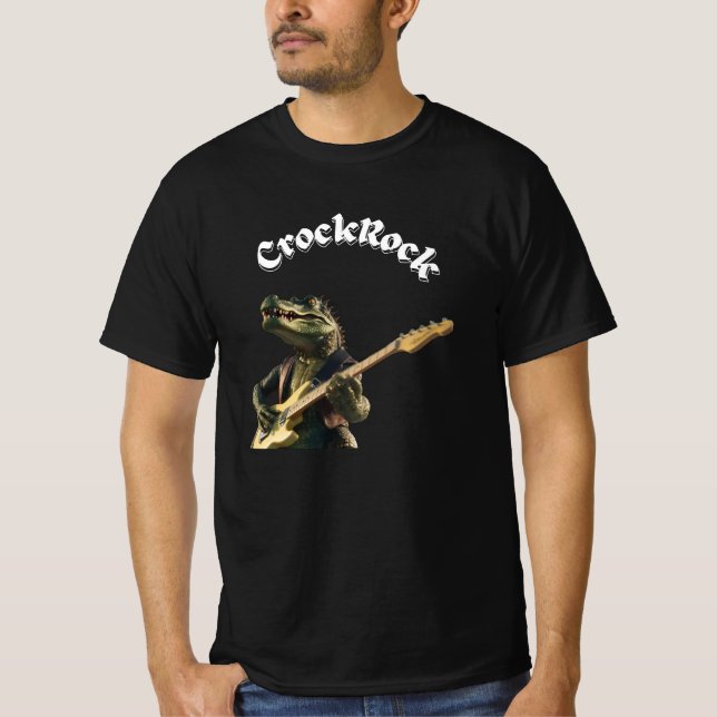 T-shirt Rocher de crocodile vintage (Devant)