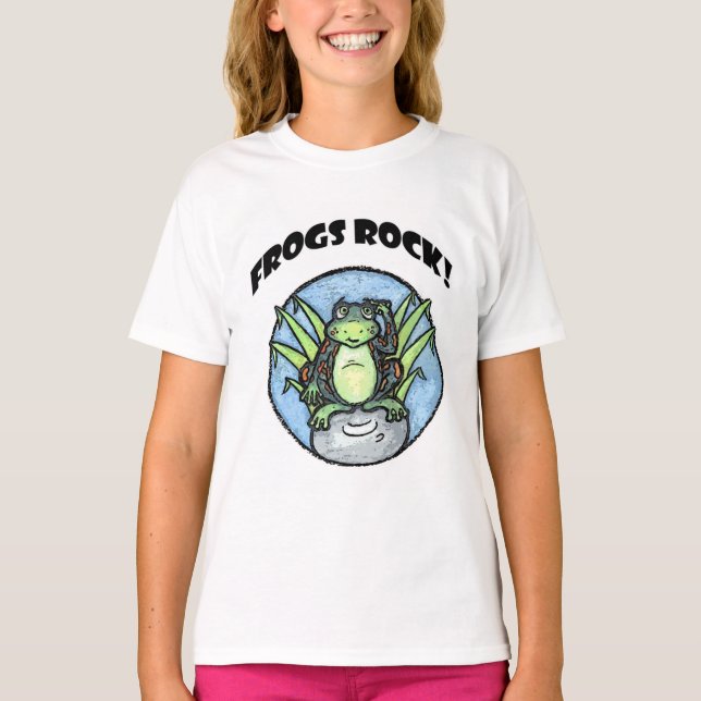 T-shirt Rocher de grenouilles (Devant)