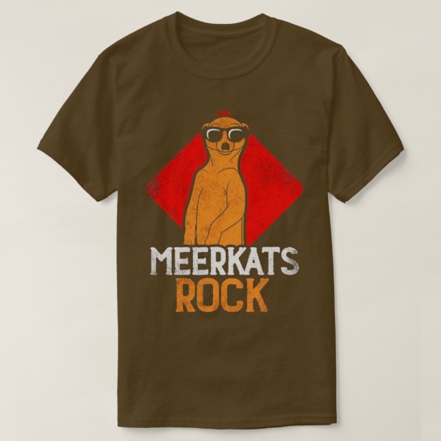 T-shirt Rocher de Meerkats (Design devant)