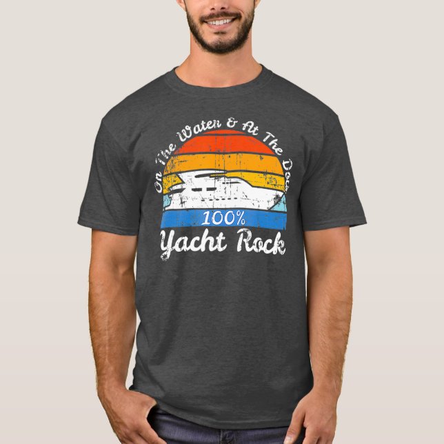 T-shirt Rocher de Yacht Retro (Devant)