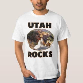 T-shirt rochers utah vintage