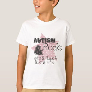 T-shirt roches d'autisme