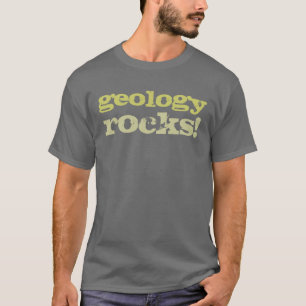 T-shirt roches de géologie ! pièce en t foncée