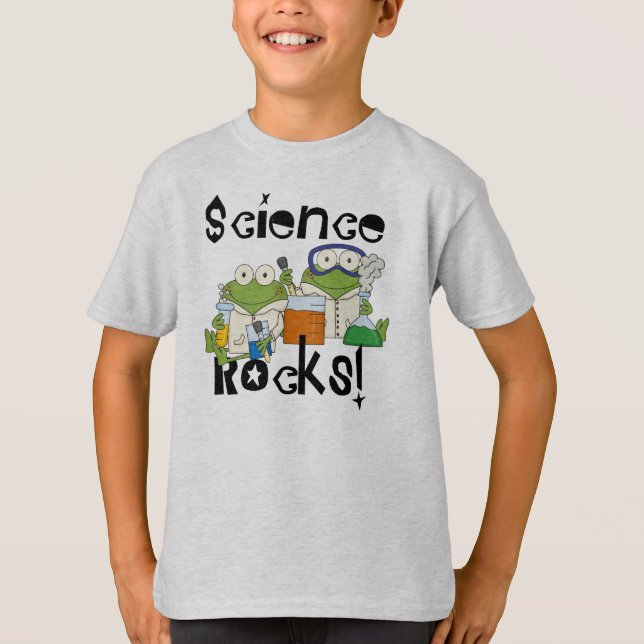 T-shirt Roches de la Science de grenouilles (Devant)