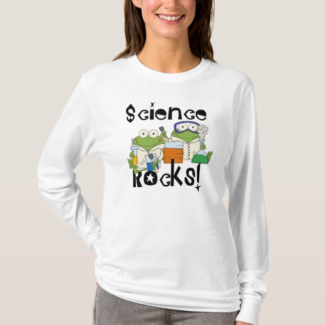 T-shirt Roches de la Science de grenouilles (Devant)