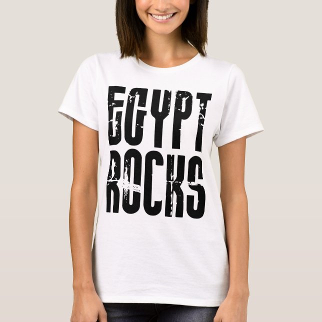 T-shirt Roches de l'Egypte (Devant)