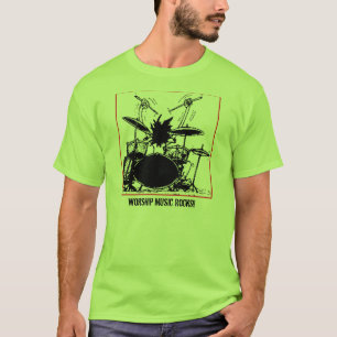 T-shirt Roches de musique de culte