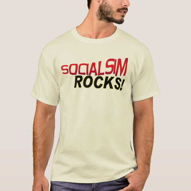 T-shirt roches de socialisme (Devant)