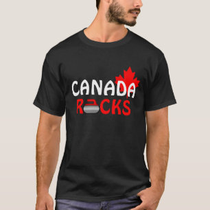T-shirt Roches du Canada - se courbant