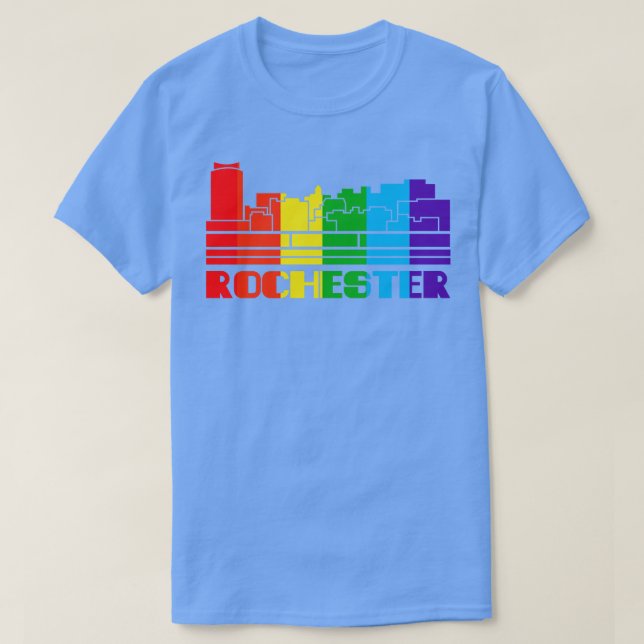 T-shirt Rochester Pride Rochester LGBT Don LGBTQ Support (Design devant)