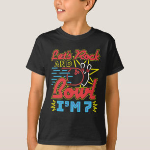 T-shirt Rock and Bowl J'ai 7 ans