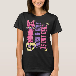 T-shirt Rock and Roll n'est pas mort Punk Rock Hand Hull H