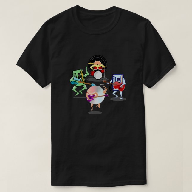 T-shirt Rock Band des années 80 (Design devant)