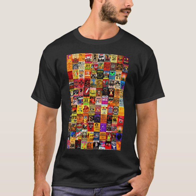 T-shirt Rock Band Music Classic (Devant)