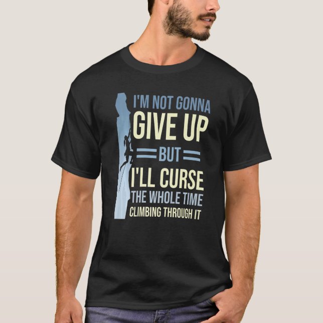 T-shirt Rock Climbing Graphic Heartbeat   Outdoor Climber (Devant)