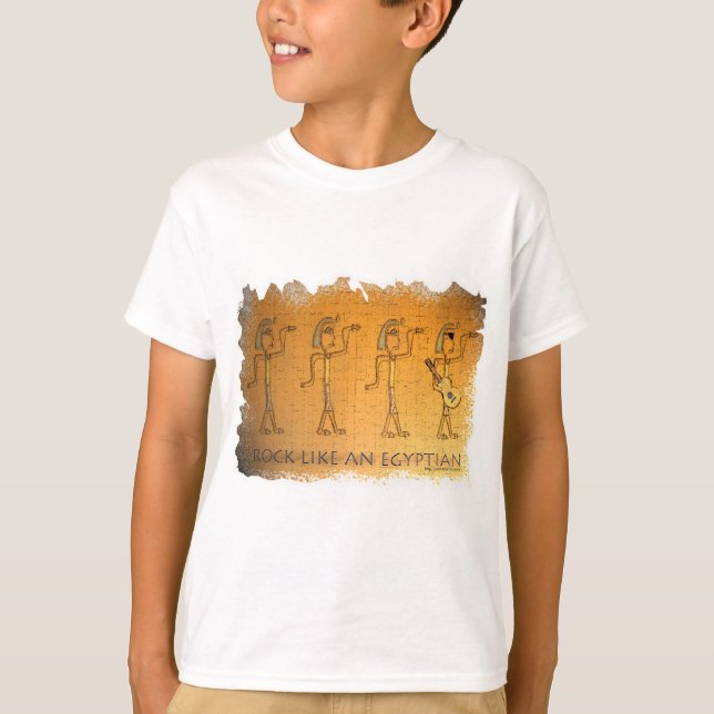 T-shirt Rock comme un Egyptien (Devant)