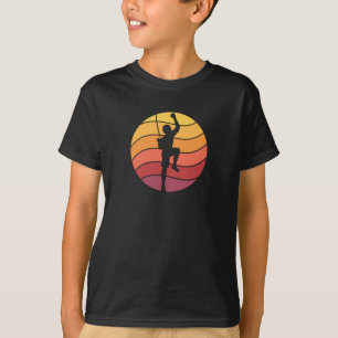 T-shirt Rock Escalade Climber Retro