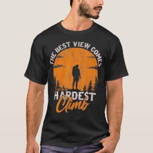 T-shirt Rock Escalade Lover Bouldering Mountain Climber Hi