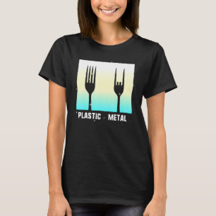 T-shirt Rock Fork En Métal Plastique Sur Musique Métal Lou