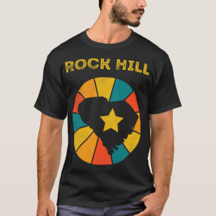 T-shirt Rock Hill Sud olina Vintage Souvenir déprimé