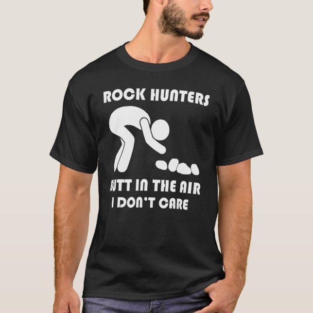 T-shirt Rock Hunter Butt In The Air Je m'en fiche (Devant)