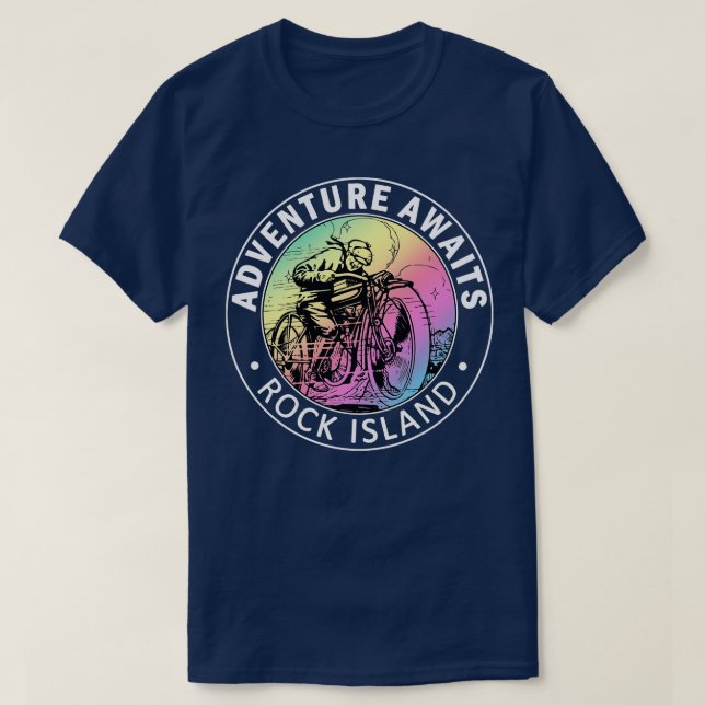 T-shirt Rock Island City Illinois (Design devant)