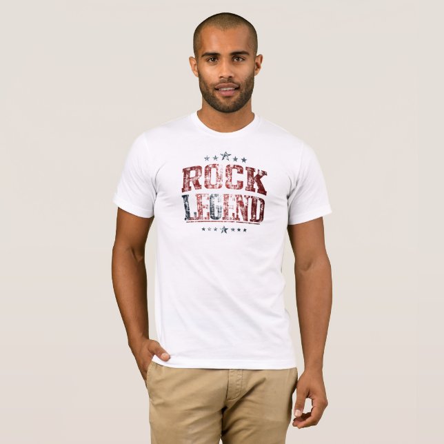 T-shirt Rock Legend vintage (Devant entier)